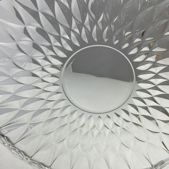 Pressed Glass 12" Cake Plate or Serving Tray - Picture 2 of 6